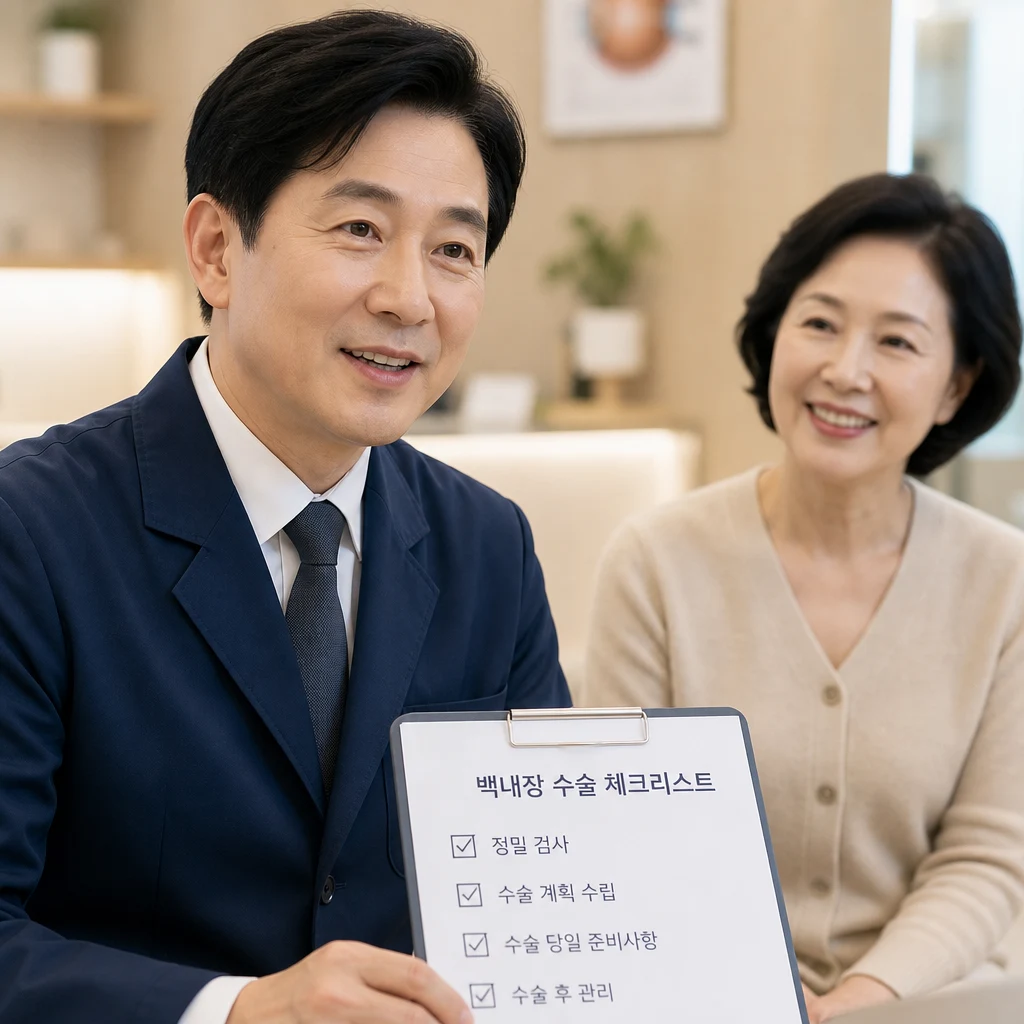백내장 수술 전 독수리눈안과 상담 체크리스트